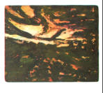 'Achill Evening Sky', drypoint/carborundum, 22x26 cm