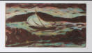 'Boats at Inishbofin 1', drypoint/carborundum, 23x32 cm 
